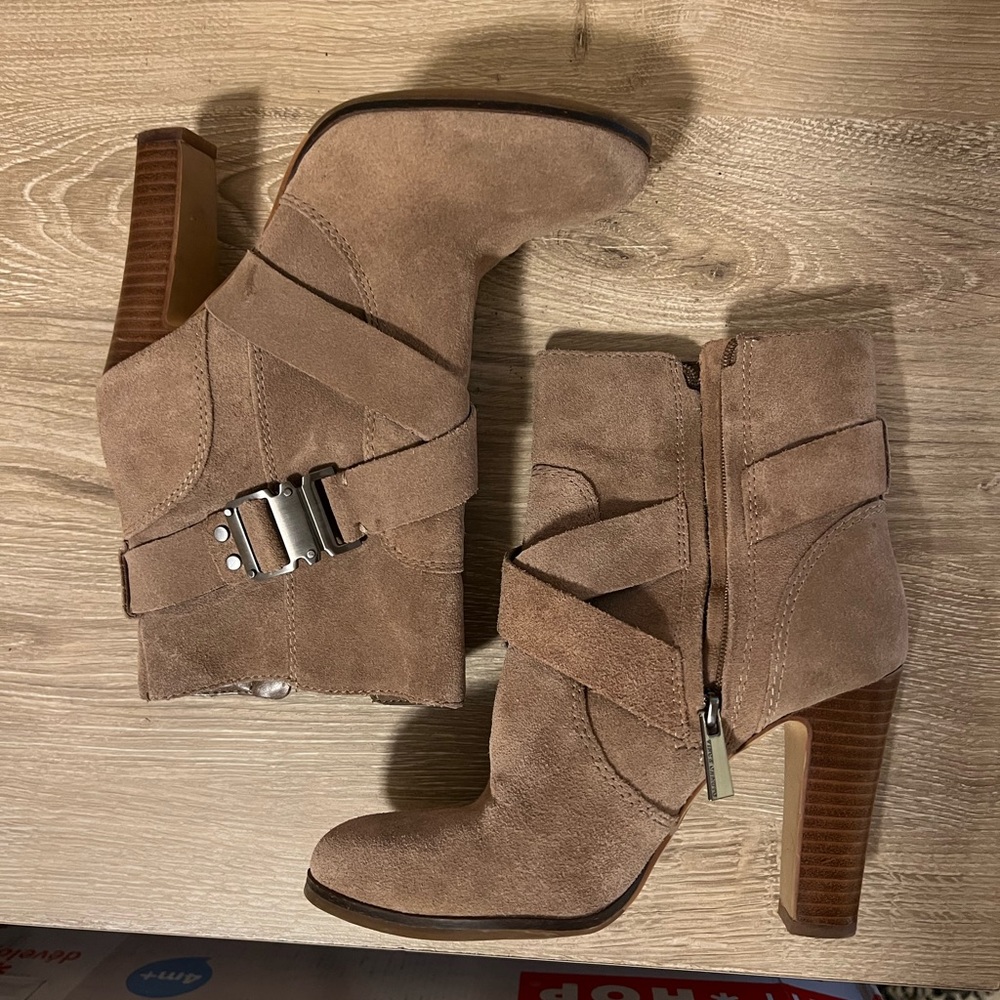 Vince camuto heeled booties